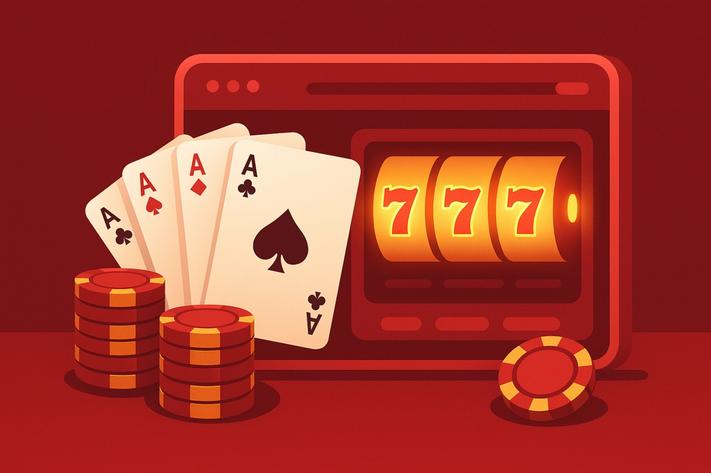 Cổng game bài đổi thưởng Win79 với lá bài và chip casino